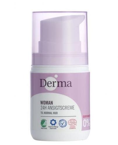  Derma Eco Woman 24 H Krem do twarzy skóra normalna, 50 ml, cena, opinie, skład - Apteka internetowa Melissa  