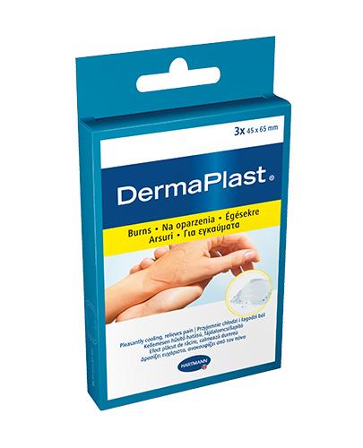 DERMAPLAST BURNS Plastry na oparzenia - 3 szt. - cena, opinie, zastosowanie - Drogeria Melissa