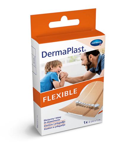 DermaPlast Flexible Plaster z elastycznej tkaniny tekstylnej 6 cm x 1 m - 1 szt. Na skaleczenia - cena, opinie, właściwości - Apteka internetowa Melissa