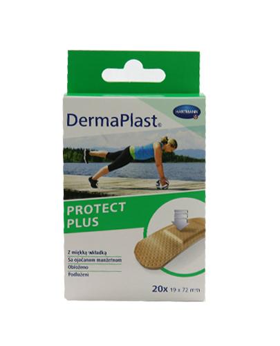  DermaPlast Protect Plus Plastry 19 x 72 mm - 20 szt. - cena, opinie, wskazania - Apteka internetowa Melissa  