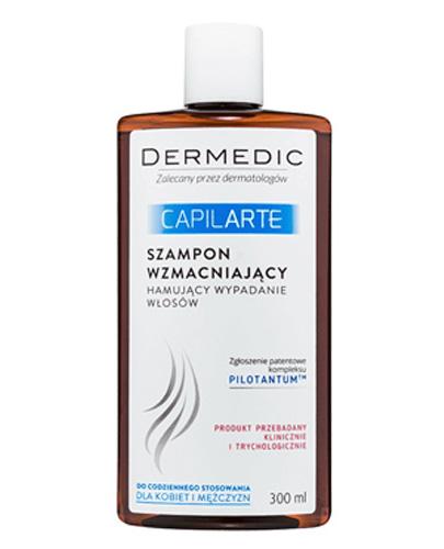 DERMEDIC CAPILARTE Szampon wzmacniający hamujący wypadanie włosów - 300 ml - Apteka internetowa Melissa