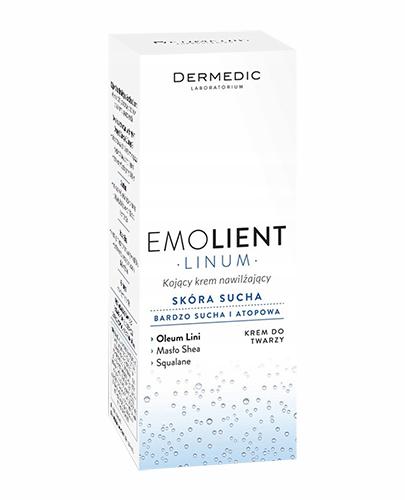 DERMEDIC EMOLIENT LINUM Kojący krem nawilżający - 50 ml - Drogeria Melissa