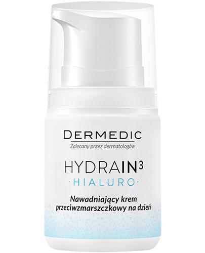 DERMEDIC HYDRAIN 3 HIALURO Nawadniający krem przeciwzmarszczkowy na dzień - 55 ml - Apteka internetowa Melissa