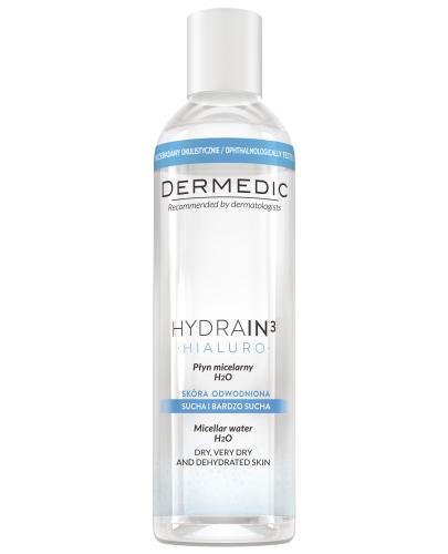 DERMEDIC HYDRAIN 3 HIALURO Płyn micelarny H20 - 200 ml - Apteka internetowa Melissa