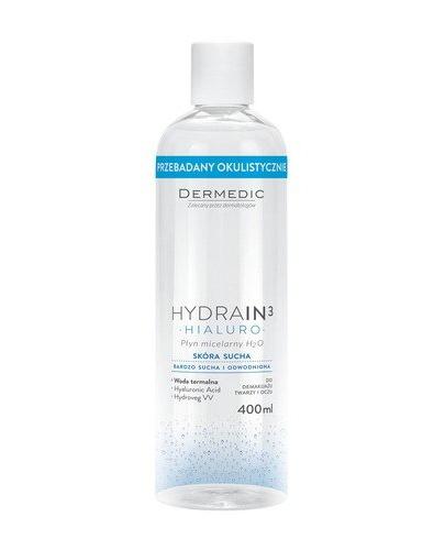  DERMEDIC HYDRAIN 3 HIALURO Płyn micelarny H20 - 400 ml - Apteka internetowa Melissa  