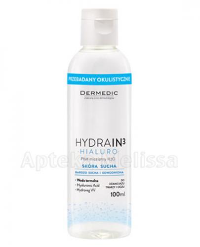 DERMEDIC HYDRAIN 3 HIALURO Płyn micelarny H2O - 100 ml - Apteka internetowa Melissa