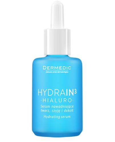  DERMEDIC HYDRAIN 3 HIALURO Serum nawadniające twarz, szyję i dekolt - 30 ml - cena, opinie, wskazania - Apteka internetowa Melissa  