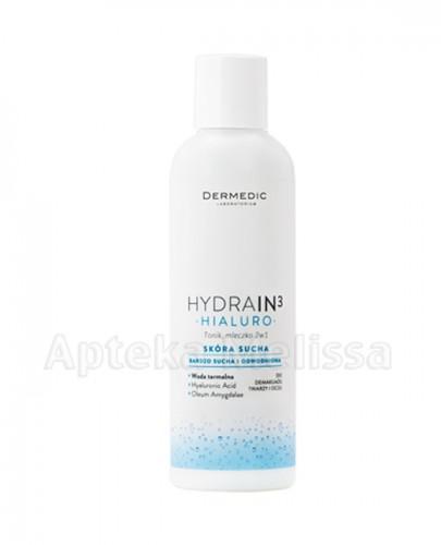 DERMEDIC HYDRAIN 3 HIALURO Tonik, mleczko 2w1 - 200 ml - Apteka internetowa Melissa