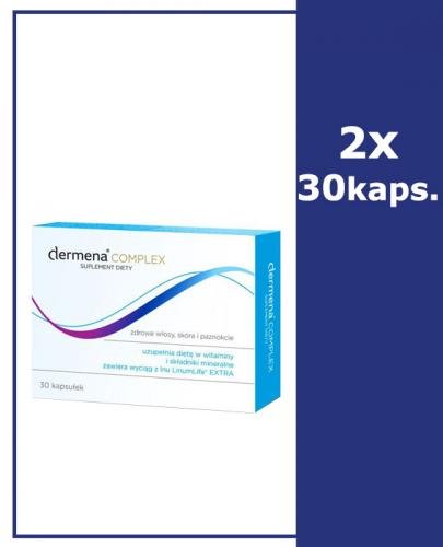 DERMENA COMPLEX Suplement diety - 2 x 30 kaps. - Apteka internetowa Melissa