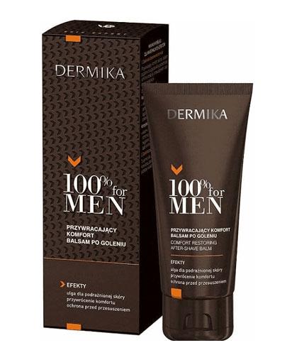  Dermika 100% For Men Balsam po goleniu - 40 ml Do podrażnionej skóry - cena, opinie, stosowanie  - Apteka internetowa Melissa  