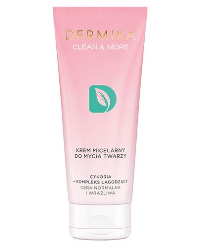  Dermika Clean & More  Krem micelarny do mycia twarzy , cera normalna i wrażliwa - 150 ml - cena, opinie, właściwości - Apteka internetowa Melissa  