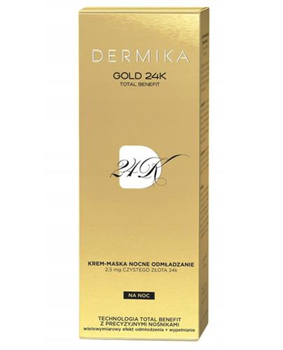  DERMIKA GOLD 24k Krem-maska nocne odmładzanie - 50 ml - Apteka internetowa Melissa  