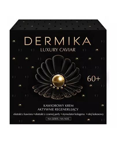  Dermika Luxury Caviar Kawiorowy Krem aktywnie odbudowujący regenerujący na dzień i na noc 60+, 50 ml, cena, opinie, właściwości  - Apteka internetowa Melissa  
