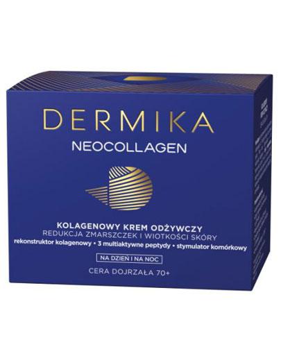 Dermika Luxury Neocollagen Kolagenowy Krem odżywczy redukujący zmarszczki i wiotkość skóry na dzień i na noc 70 +, 50 ml, cena, opinie, wskazania - Apteka internetowa Melissa