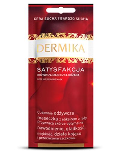 DERMIKA SATYSFAKCJA Maseczka różana, odżywcza do cery suchej i bardzo suchej - 10 ml - Apteka internetowa Melissa