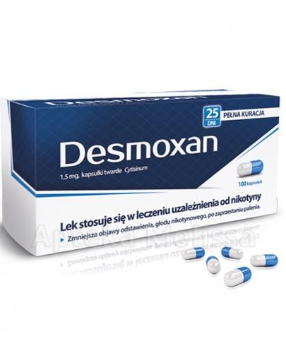  DESMOXAN - 100 kaps. - rzucanie palenia tytoniu - cena, opinie, wskazania - Apteka internetowa Melissa  