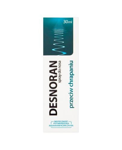  DESNORAN - 30 ml Spray przeciw chrapaniu - cena, opinie, działanie - Apteka internetowa Melissa  