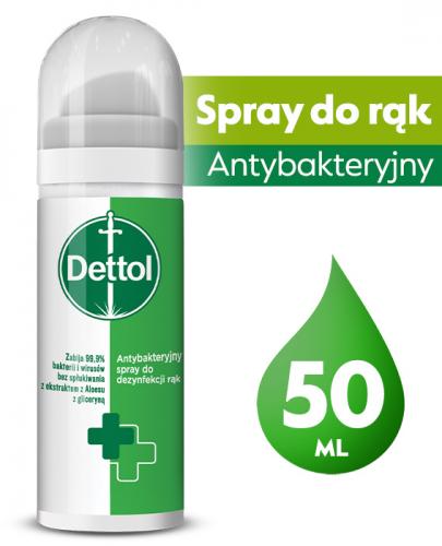  Dettol Antybakteryjny spray do dezynfekcji rąk, 50 ml - Apteka internetowa Melissa  