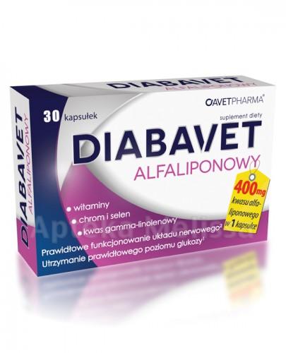 DIABAVET ALFALIPONOWY - 30 kaps. - Apteka internetowa Melissa