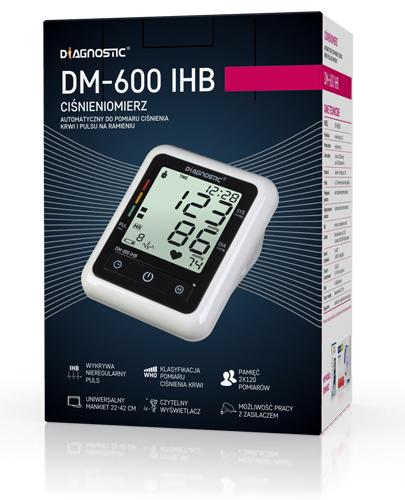  DIAGNOSTIC DM-600 IHB Ciśnieniomierz naramienny z zasilaczem sieciowym - 1 szt. - Apteka internetowa Melissa  