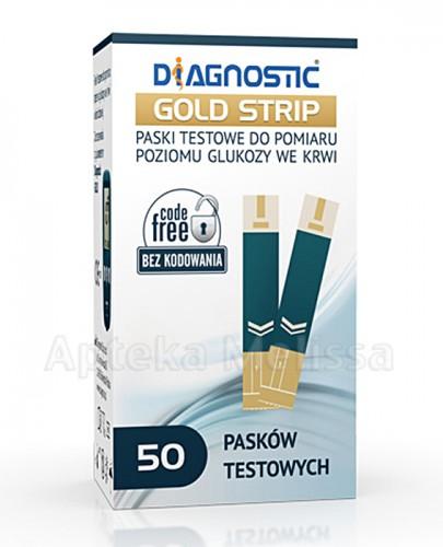 DIAGNOSTIC GOLD STRIP Paski testowe do glukometru - 50 szt. - Apteka internetowa Melissa