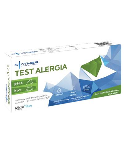  Diather Test Alergia Pies Kot, 1 szt., cena, opinie, właściwości - Apteka internetowa Melissa  