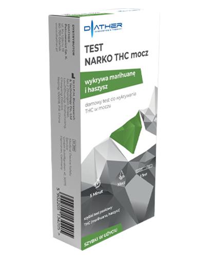 Diather Test NARKO THC mocz Test paskowy do...
