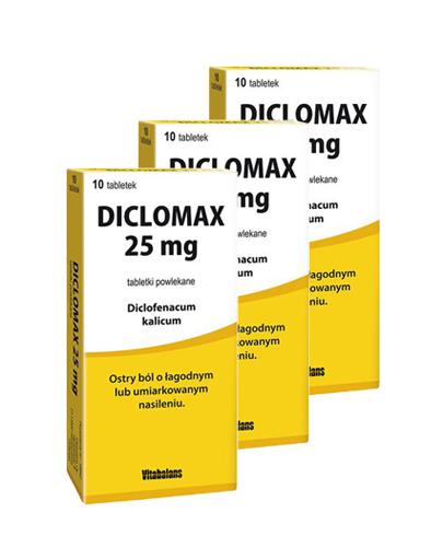  DICLOMAX 25 mg 3 x 10 tabl.  - Apteka internetowa Melissa  