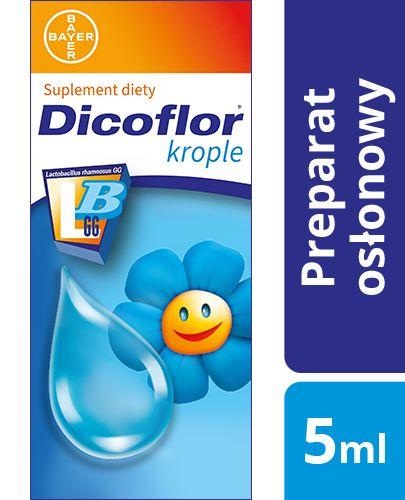 DICOFLOR Krople - 5 ml - probiotyk dla dzieci i niemowląt - cena, opinie, dawkowanie - Drogeria Melissa