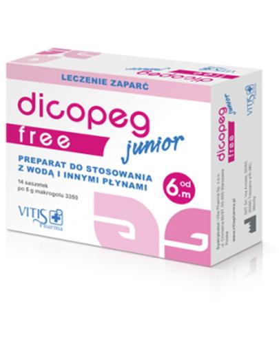  DICOPEG JUNIOR FREE - preparat na zaparcia u dzieci - 14 sasz. - cena, opinie, dawkowanie - Apteka internetowa Melissa  