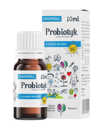Dikoproll Probiotyk w kroplach dla dzieci z witaminą D3 - 10 ml Na odbudowę flory jelitowej - cena, opinie, stosowanie - Drogeria Melissa