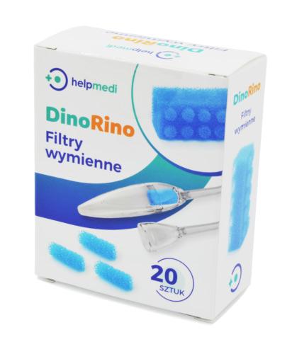  DinoRino Filtry wymienne - 20 szt. Do aspiratora ustnego - cena, opinie, właściwości  - Apteka internetowa Melissa  