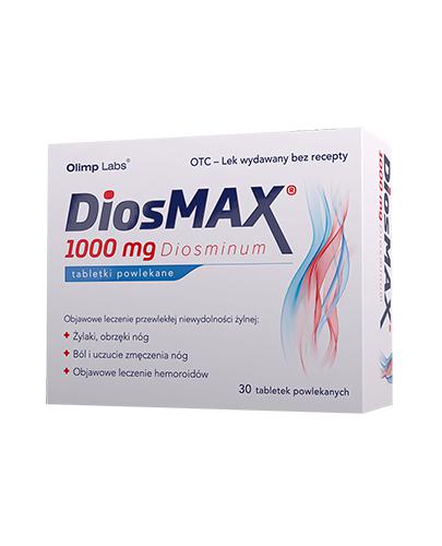  DiosMax 1000 mg, 30 tabl. powl., cena, wskazania, właściwości - Apteka internetowa Melissa  