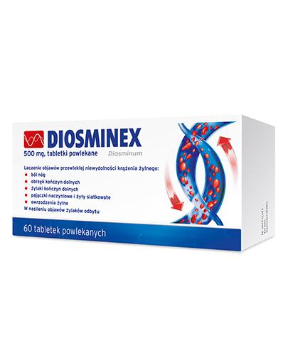  DIOSMINEX 500 mg, na żylaki, 60 tabletek - Apteka internetowa Melissa  
