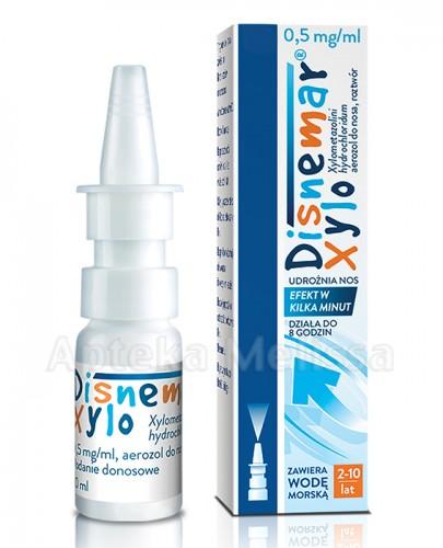 DISNEMAR XYLO Aerozol do nosa 0,5 mg/ml 2-10 lat - 10 ml Data ważności: 2017.07.31 - Apteka internetowa Melissa