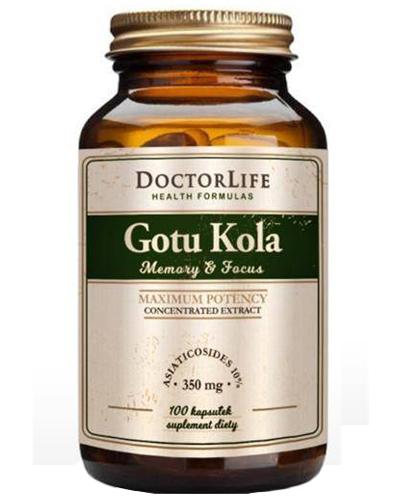  Doctor Life Gotu Kola 350 mg - 100 kaps. - cena, opinie, stosowanie - Apteka internetowa Melissa  