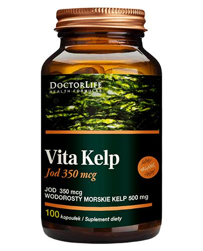  Doctor Life Vita Kelp Jod 350 mcg - 100 kaps. - cena, opinie, wskazania - Apteka internetowa Melissa  