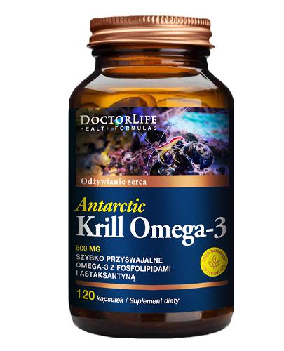  Doctor Life Antarctic Krill Omega-3 600 mg - 120 kaps. - cena, opinie, właściwości  - Apteka internetowa Melissa  
