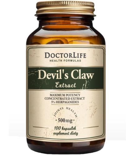  Doctor Life Devil's Claw Extract 500 mg - 100 kaps. - cena, opinie, wskazania - Apteka internetowa Melissa  