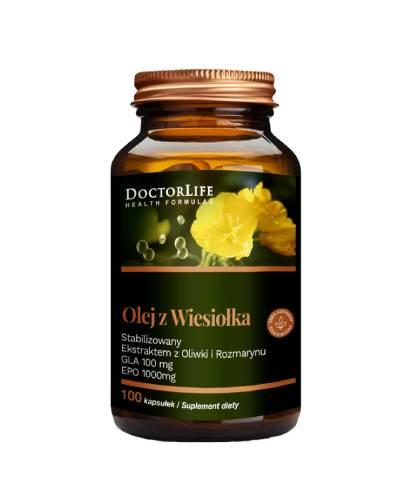 DOCTOR LIFE Olej z Wiesiołka 1300 mg - 100 kaps. - Apteka internetowa Melissa