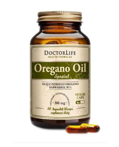  Doctor Life Oregano Oil Special 500 mg - 60 kaps. - cena, opinie, wskazania  - Apteka internetowa Melissa  