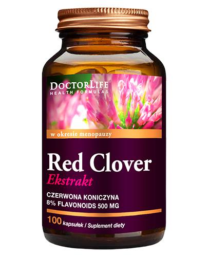 DOCTOR LIFE Red Clover Extract 500 mg - 100 kaps. Data ważności: 2020.02.20 - Apteka internetowa Melissa