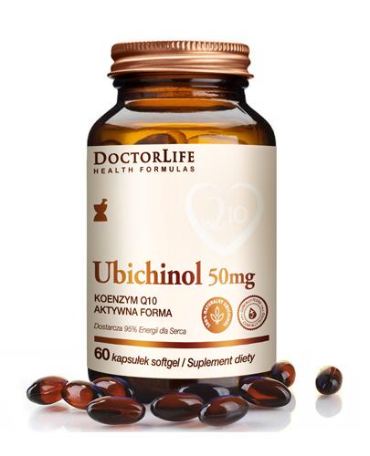 DOCTOR LIFE Ubichinol 50 mg - 60 kaps. Aktywna forma koenzymu Q10.
