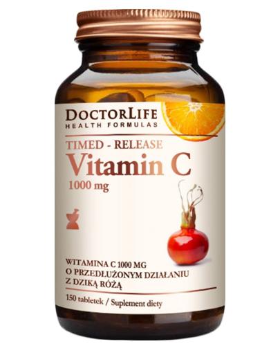  Doctor Life Vitamin C 1000 mg o Przedłużonym Działaniu, z Dziką Różą, N-A-C, ALA, Rutyna, OPC, Kwercetyna - 120 kaps. - Apteka internetowa Melissa  