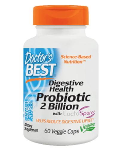 DOCTOR'S BEST Probiotic 2 mld CFU LactoSpore - 60 kaps. Data ważności: 2019.08.31 - Apteka internetowa Melissa
