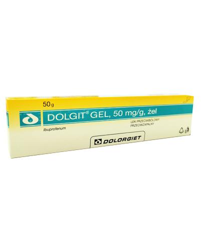 Dolgit Gel 50 mg/g - 50 g Żel przeciwbólowy i przeciwzapalny - cena, opinie, stosowanie - Apteka internetowa Melissa
