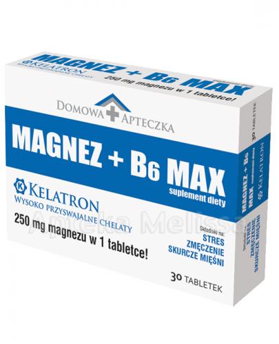  DOMOWA APTECZKA Magnez + B6 Max - 30 tabl. - Apteka internetowa Melissa  