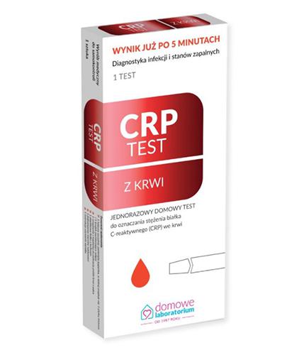  Domowe laboratorium CRP test z krwi - 1 szt. - cena, opinie, stosowanie - Apteka internetowa Melissa  