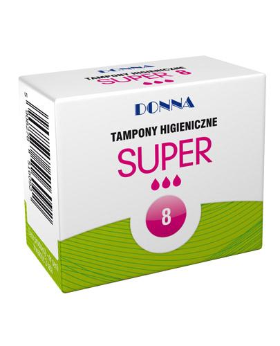  Donna Super Tampony higieniczne  - 8 szt. - cena, opinie, wskazania  - Apteka internetowa Melissa  