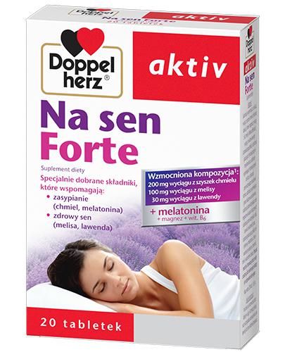 DOPPELHERZ AKTIV Na sen forte - 20 tabl. - Apteka internetowa Melissa